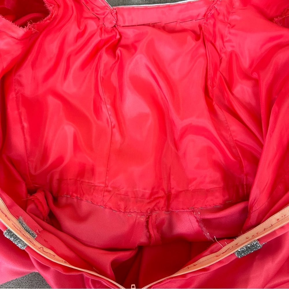VINTAGE Pink Handmade Renaissance Dress - Picture 5 of 15